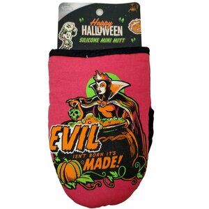 Disney 100 Happy Halloween Maleficent Silicone Mini Mitt With Pumpkin Grips